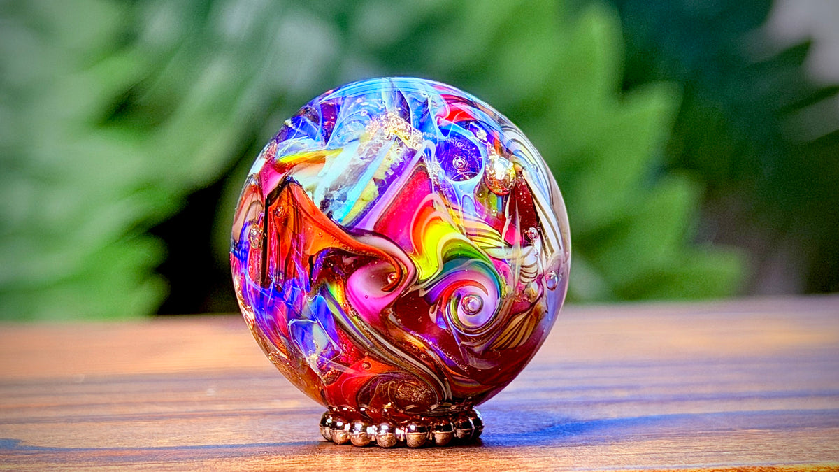 Neon Masquerade Marble