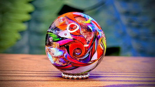 Neon Supernova Marble