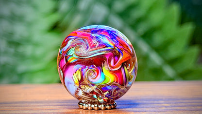 Neon Masquerade Marble