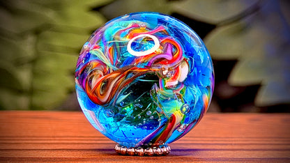 Electric Blue Lagoon Marble