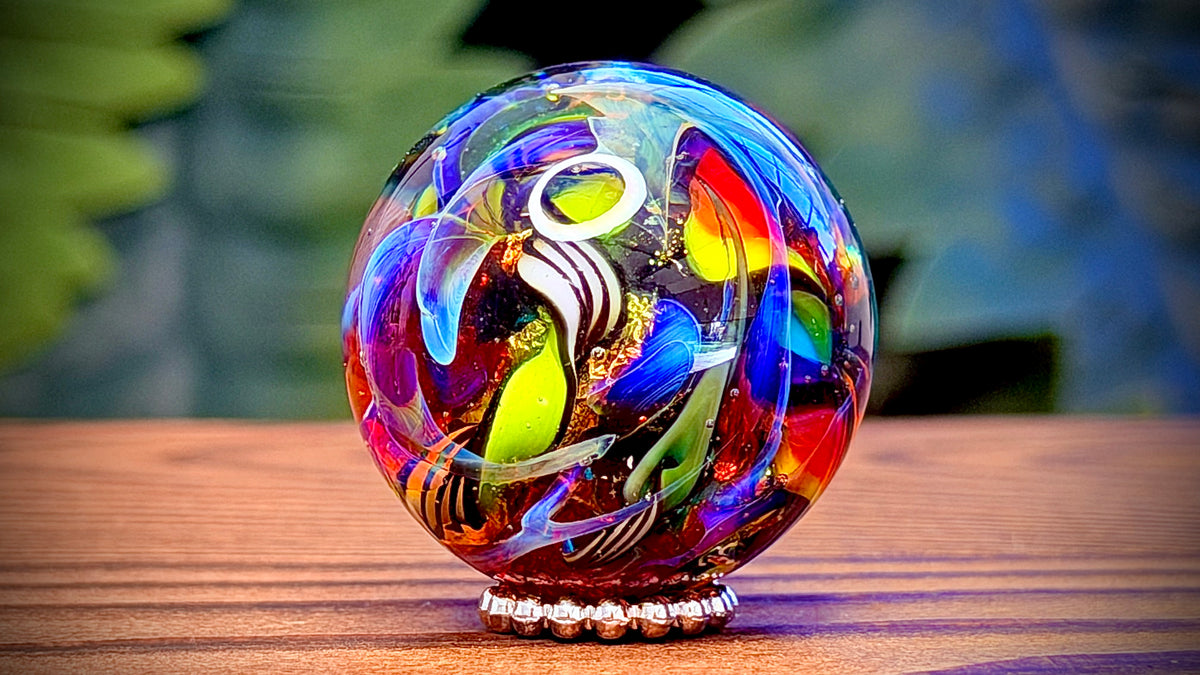 Electric Rainbow Riot Marble