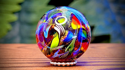 Electric Rainbow Riot Marble