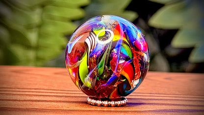 Electric Rainbow Riot Marble