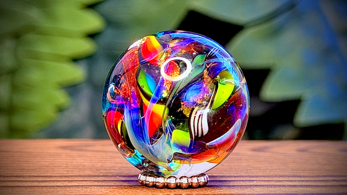 Electric Rainbow Riot Marble