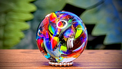 Electric Rainbow Riot Marble