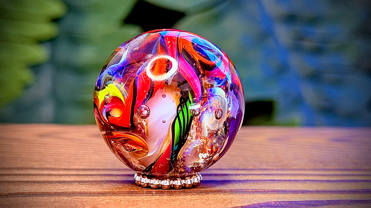 Neon Supernova Marble