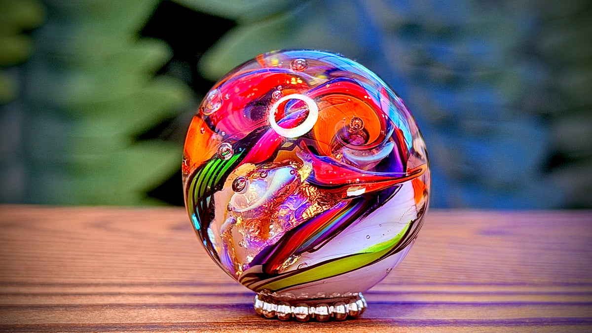 Neon Supernova Marble