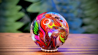 Neon Supernova Marble