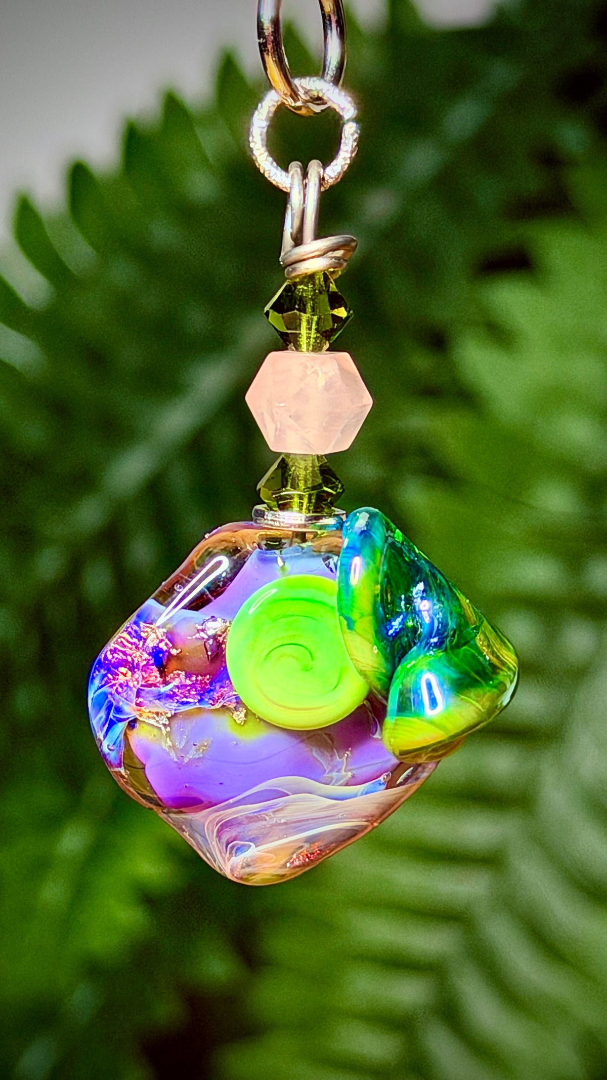 Cosmic Garden Leaf Necklace