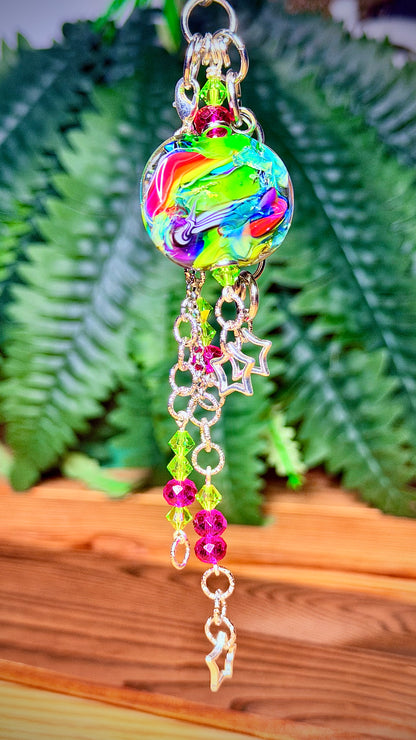 Neon Stardust Necklace