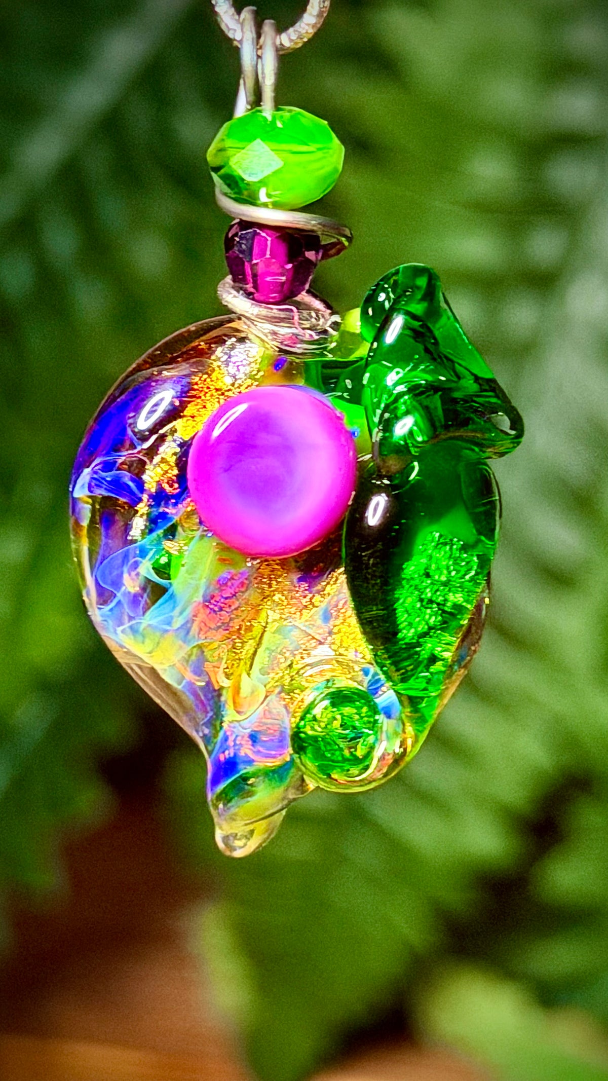 Wildflower Electric Leaf Necklace