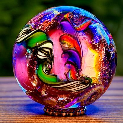 Orchid Fire Marble